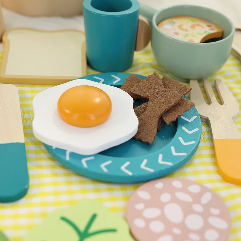 Giocattoli da cucina di simulazione per bambini in legno, giocattoli educativi per la prima educazione, pentole, padelle, giochi di finzione, cibo, giochi di ruolo