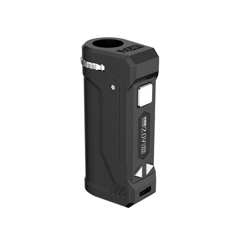 Originale Yocan UNI Pro Box Mod batteria integrata da 650mAh Display OLED 510 Thread 10 secondi sigaretta elettronica Pre-calore Vape