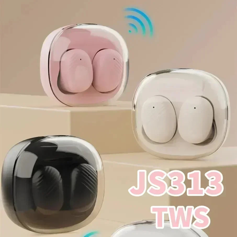 Auricolari Bluetooth TWS, cuffie wireless con cancellazione del rumore e microfono, compatibili con smartphone.