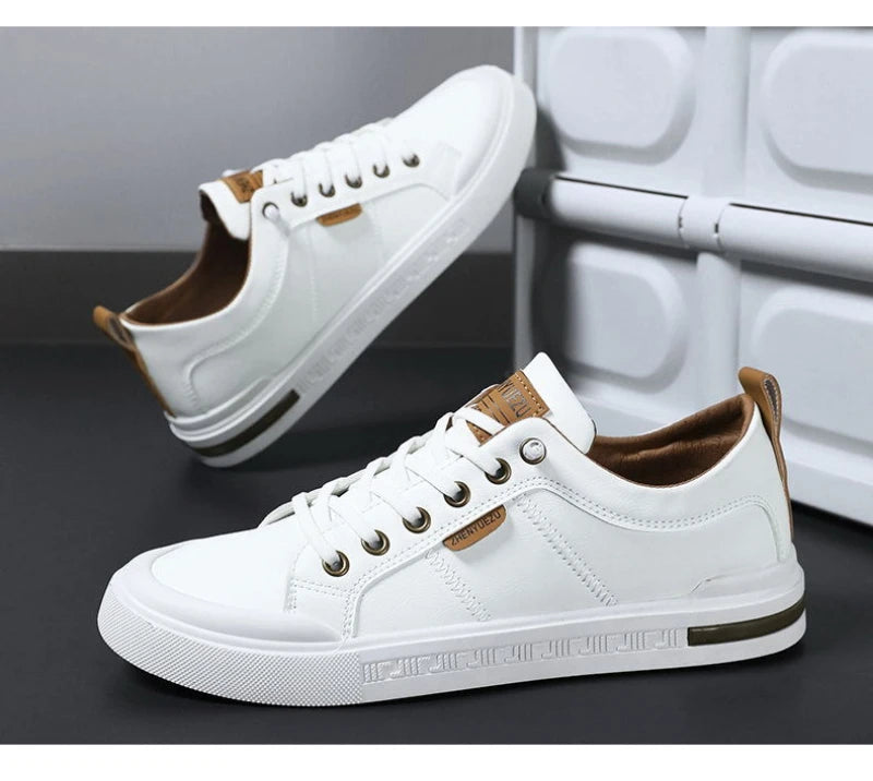 Nuove Sneakers Casual da Uomo a Profilo Basso, Stile Coreano, Versatili, Comode, Leggere, con Suola Morbida e Piattaforma per l'Uso Quotidiano