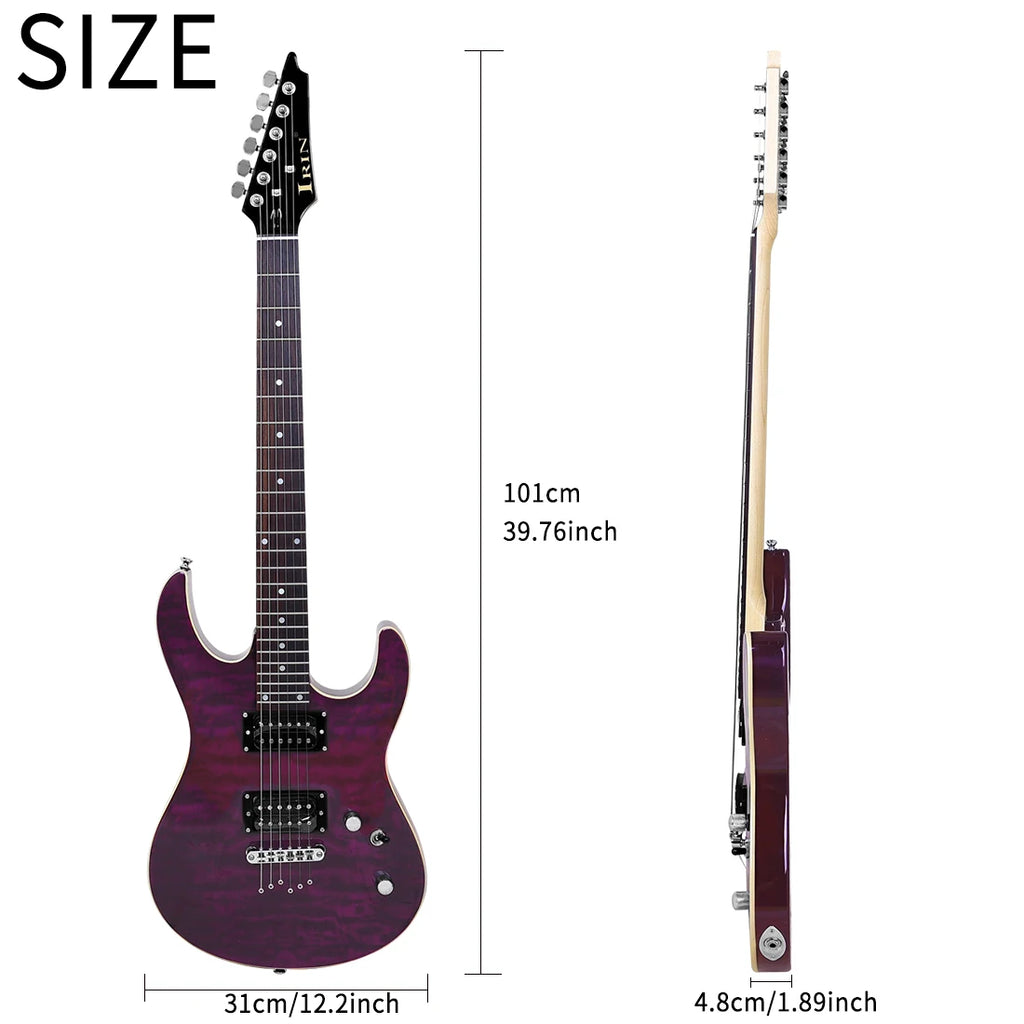 IRIN 6 corde viola chitarra elettrica tecnologia tastiera in legno Outlook elegante suono melodioso per chitarra principiante miglior regalo