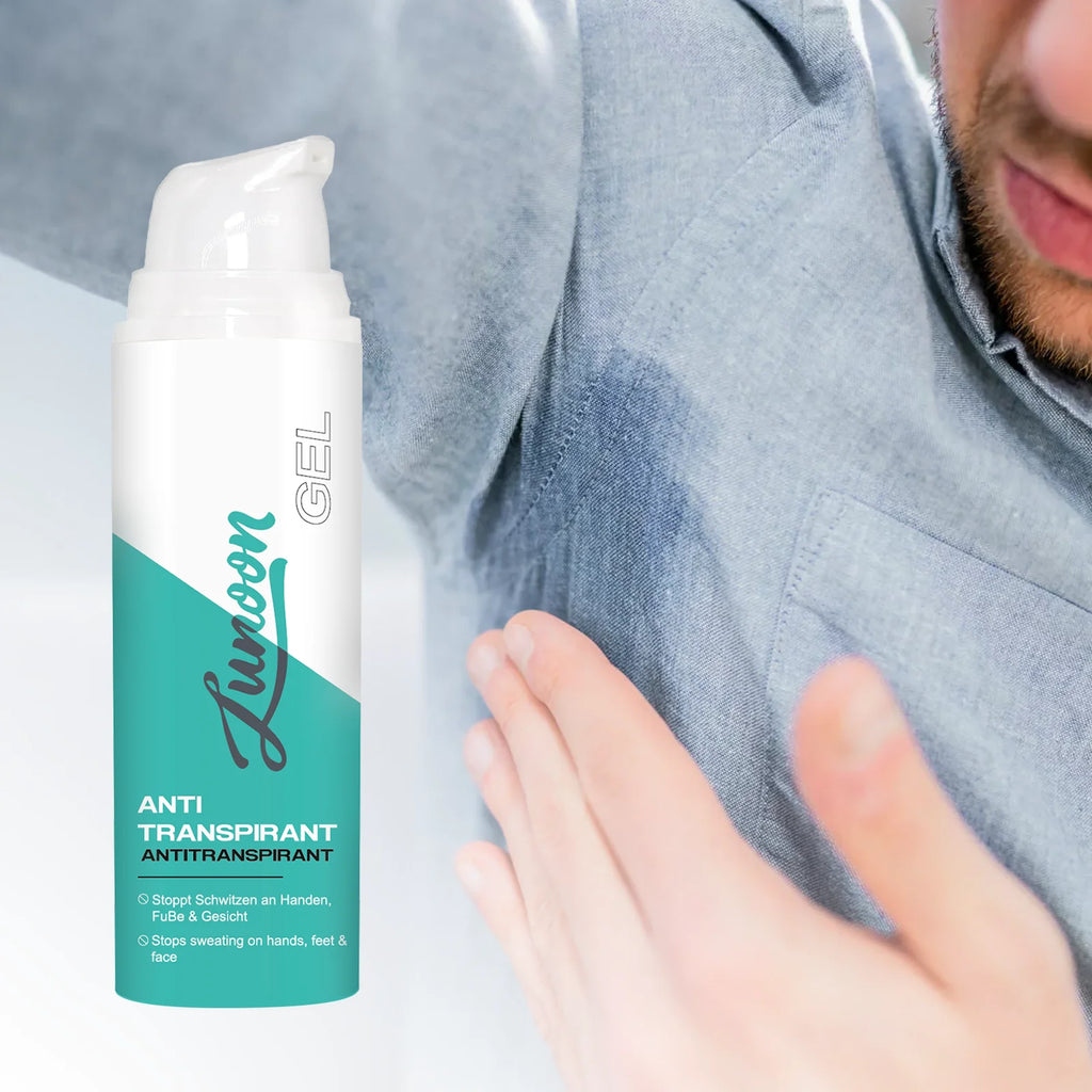 LUNOON 50ml Long-Lasting Antiperspirant Lotion | Stop Sweat on Hands, Feet & Face | 72H Dry & Fresh Skin | Travel-Friendly