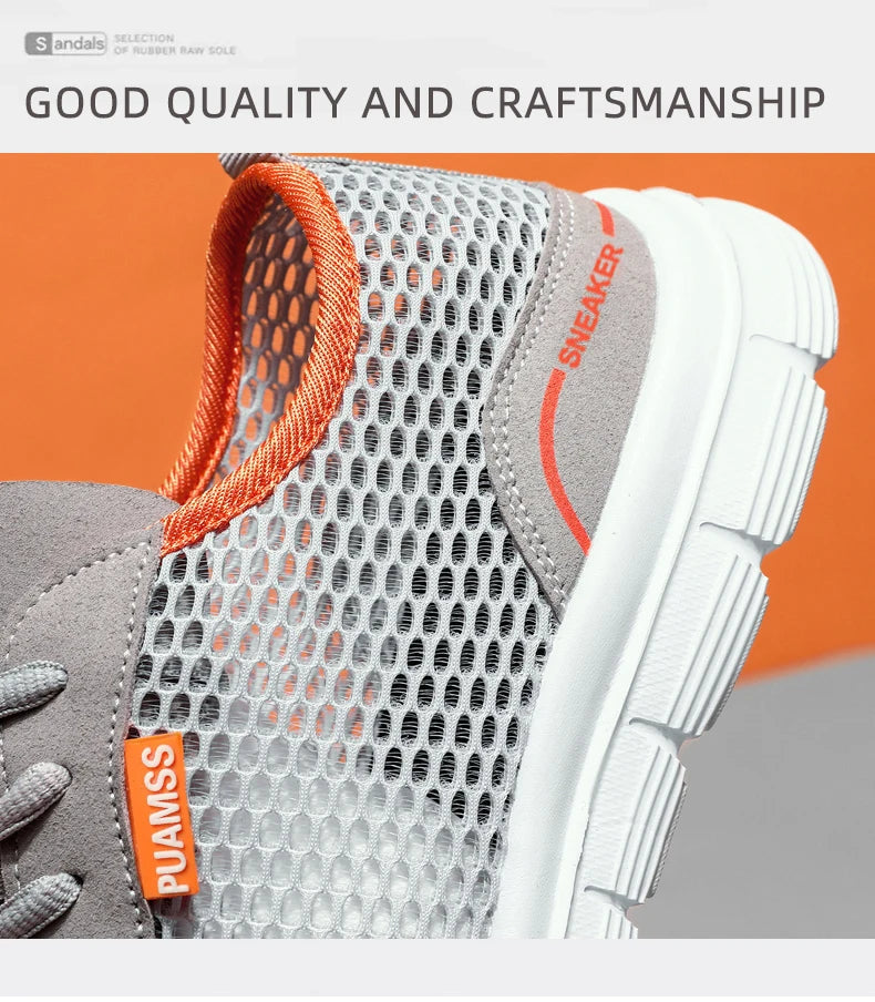 Sneakers da uomo scarpe da corsa estive in rete Sneakers leggere e traspiranti per uomo