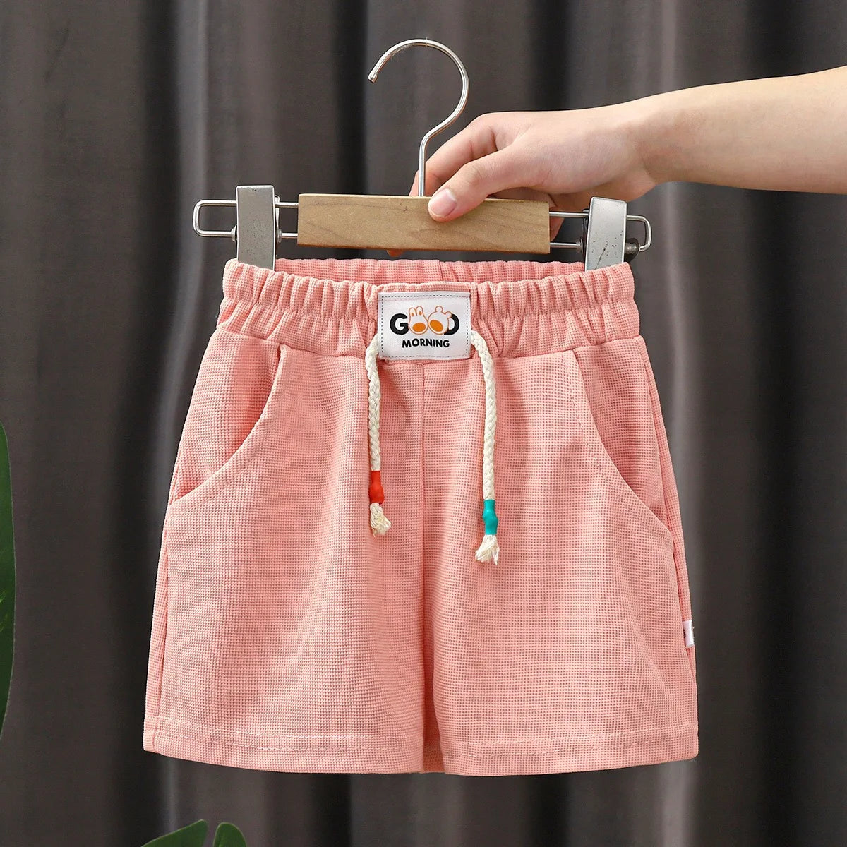 1 pz pantaloncini estivi per bambini ragazzi ragazze tinta unita corto bambino tinta unita pantaloni casual bambini pantaloni corti abbigliamento sportivo capispalla
