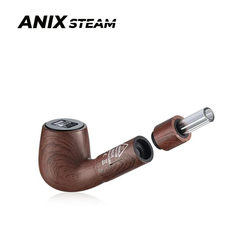 ANIX STEAM Jupiter Vaporizzatore per Erbe Secche, E-pipe, Penna Vape per Tabacco ed Erbe, Batteria da 1100mAh, Camera di Riscaldamento in Ceramica con Display OLED