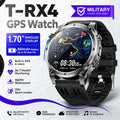 Nuovo Smartwatch Militare T-RX4 Ultra 2026 con GPS Integrato a Doppia Banda, Bussola, Altimetro, Impermeabilità 10ATM e Chiamate Bluetooth per Uomo