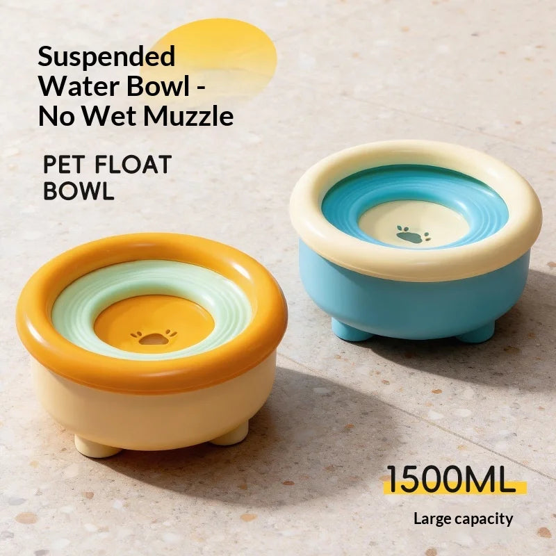 Dog slow feeder bowl, elevated dog bowl, spill-proof pet bowl, anti-spill bowl, small to medium dog food bowl, cat bowl