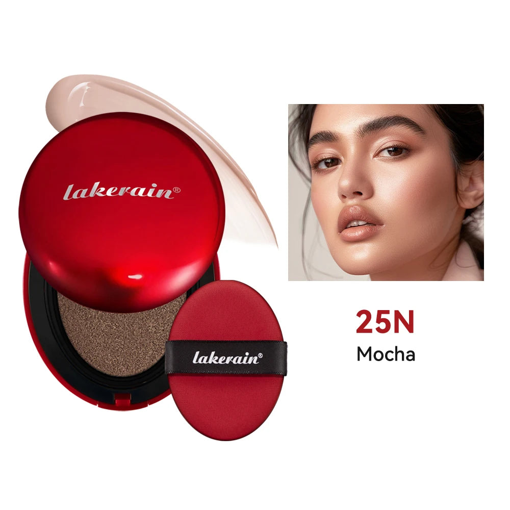 Fondotinta Cushion Coreano Idratante Naturale Copertura 72H Semi-Matte Lunga Durata Base Trucco Donna