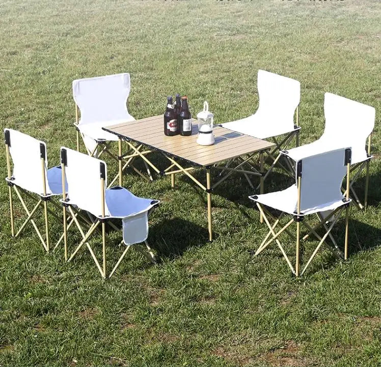 Set Tavolo Da Picnic Personalizzato All Esterno Con Sedie Pieghevoli