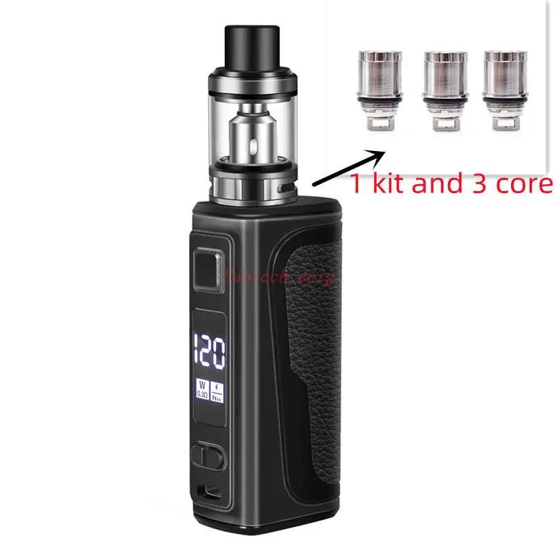 Sigarette elettroniche Vape Pen Smoke 120W Box Mod Kit 1800mah 2.5ml Atomizzatore Schermo OLED Sigaretta elettronica Vaporizzatore Vaper Shisha Ecig