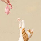 Topo Peluche Interattivo Per Gatti Da Masticare Luminoso E Sonoro Giocattolo