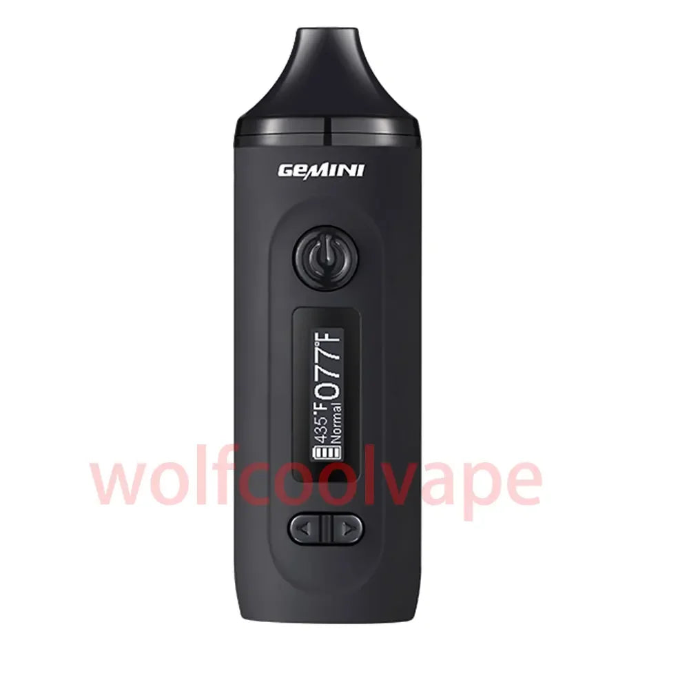 MIGLIOR Vaporizzatore per erbe secche Gemini Starter Kit Batteria Controllo temperatura Schermo OLED 2200mah Vape Pen Kit sigarette elettroniche
