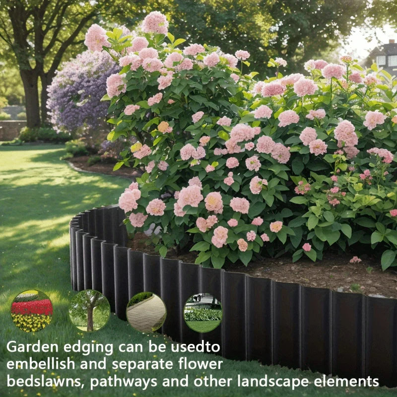 Bordura per Giardino Ondulata Resistente alle Intemperie per Paesaggistica