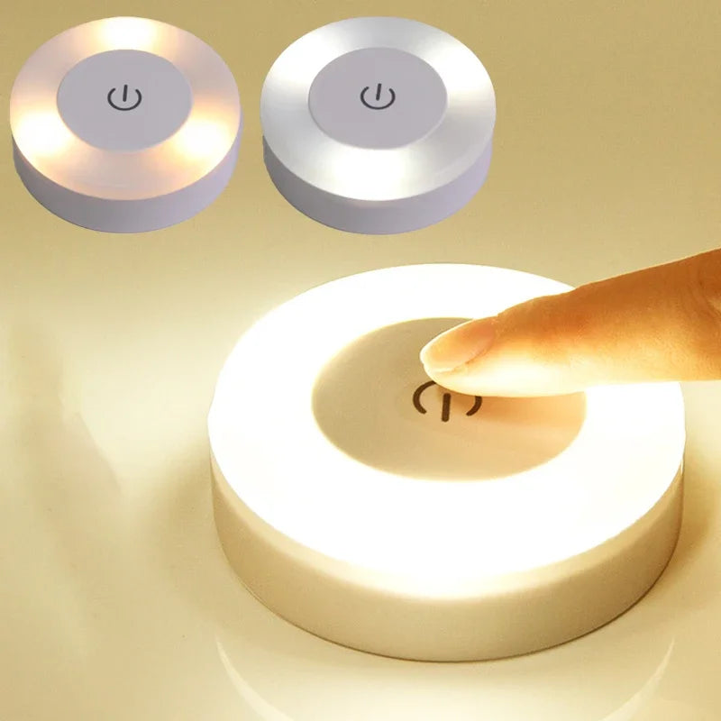 Luce notturna ricaricabile USB portatile a luce LED per illuminazione di soggiorno e camera da letto. Lampade Lampada Decorazioni per la casa Luci decorative