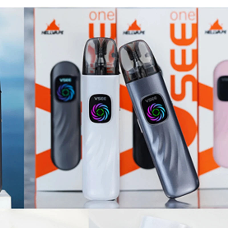 Hellvape Vsee One Pod Kit Vape Pen Batteria 1000mAh 30W 2ml Cartuccia 0.8ohm con Riempimento Laterale Sigaretta Elettronica