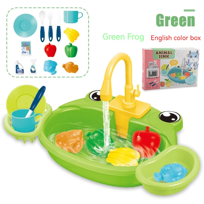 √Choice Play House Toys Fai finta di giocare Cucina per bambini Lavabo Lavello Set da cucina per bambini Giocattolo per ragazzi Ragazze Regali per bambini