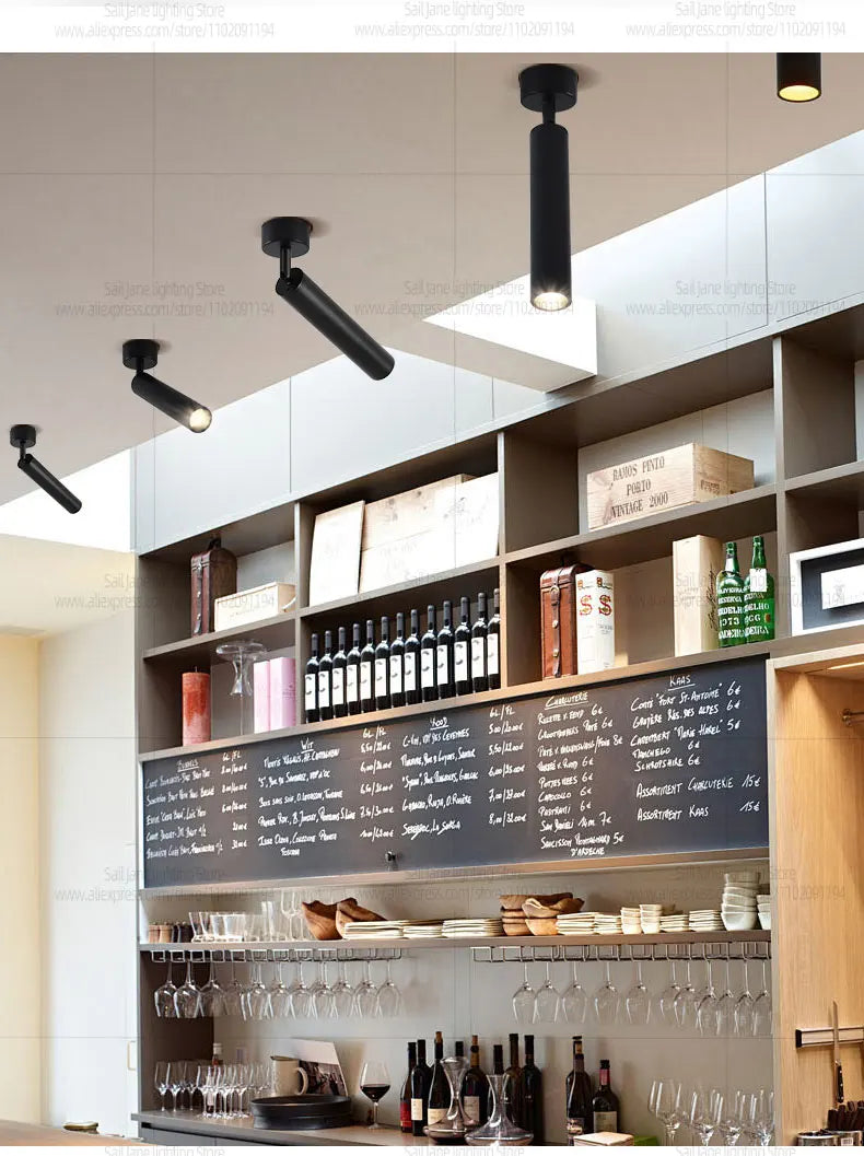 LED Ceiling Light Clothing Store Spotlight Restaurant Coffee Shop Decorative Light Kitchen Bedroom Ceiling Indoor Lighting