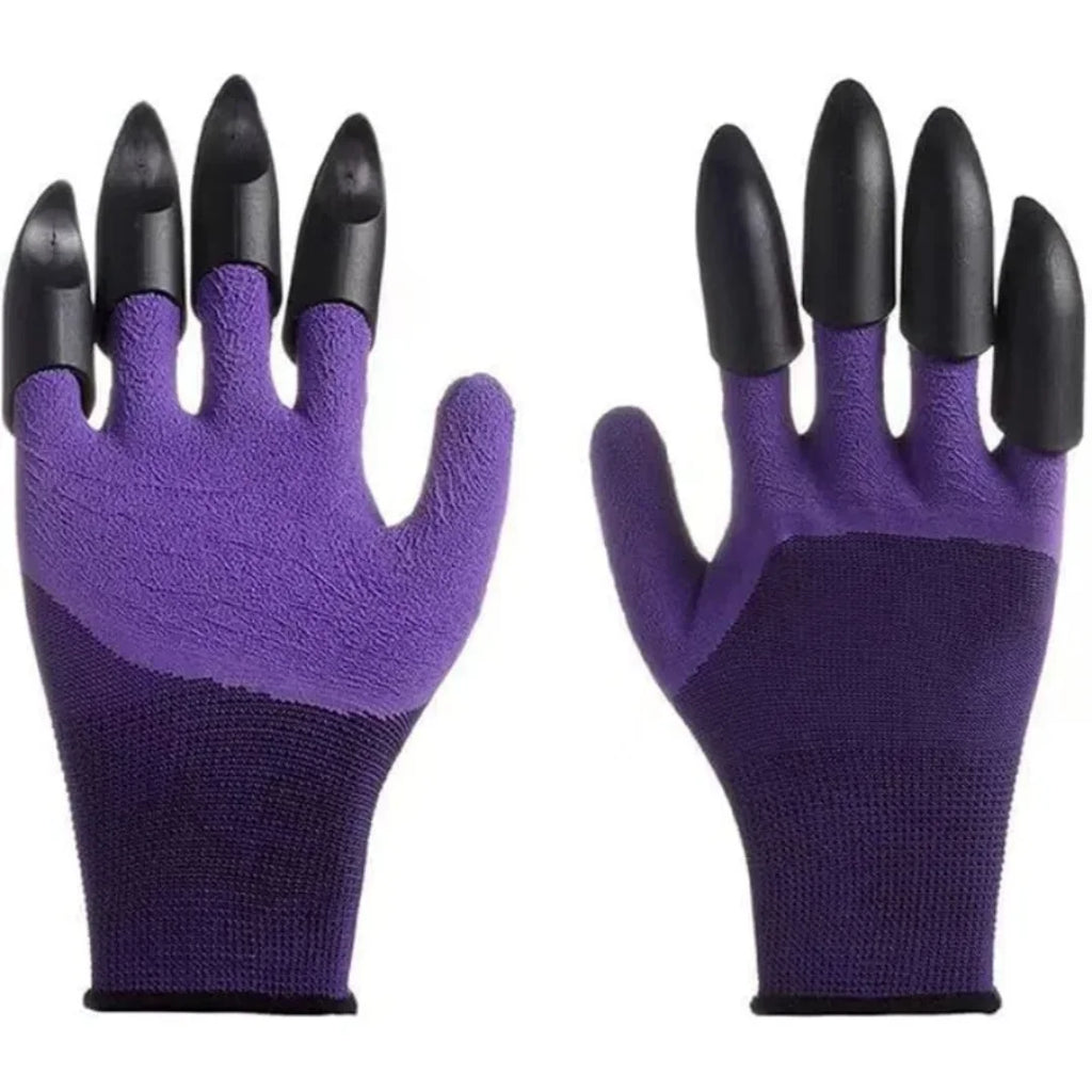 Guanti da Giardinaggio per Donne e Uomini, Guanti con Artigli per Lavori in Giardino, Facili per Piantare e Scavare, Protezione per le Mani e Facili da Usare
