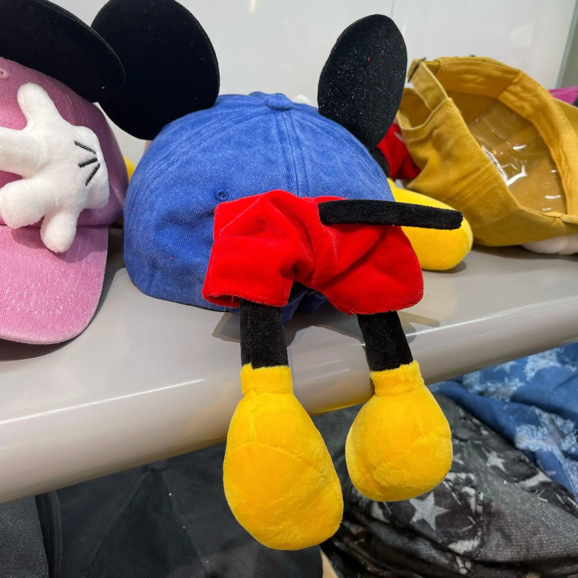 Berretto da Baseball con Orecchie da Topo Ragazze Cartoon Anime Stile Y2K