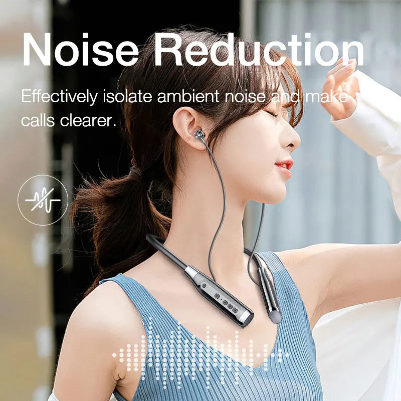 EARDECO 100 ore Endurance cuffie Wireless Bass In-ear Bluetooth cuffie auricolari musica Sport auricolare con microfono Stereo