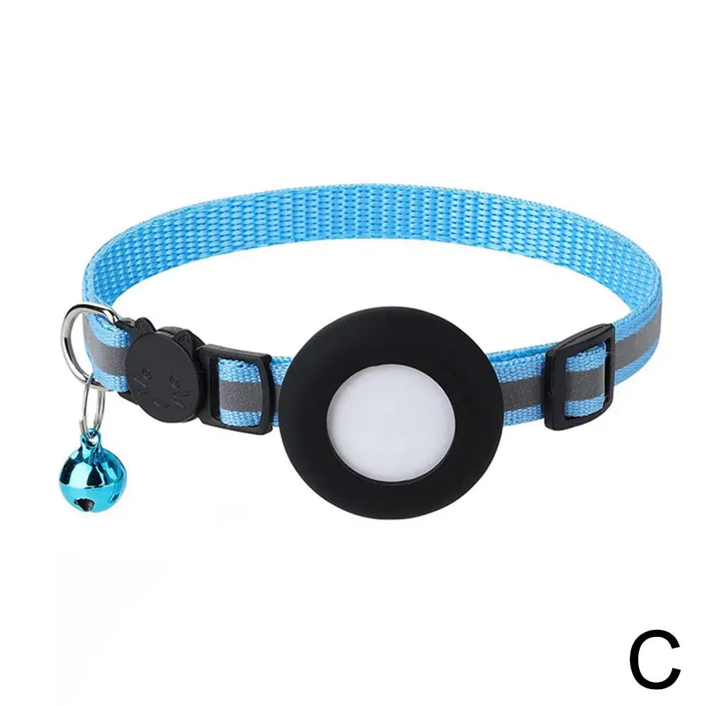 Air Tag Case Collar for Cats with Protective Case Tracker Anti Lost Positioning Reflective Dog Collars Pet Accessories