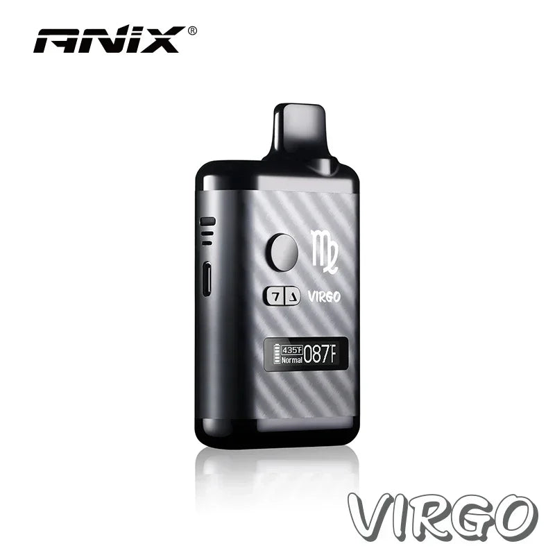 Vaporizzatore per erbe secche genuino ANIX VIRGO controllo della temperatura a base di erbe fumo di tabacco penna Vape 1300mah batteria schermo OLED sigaretta elettronica