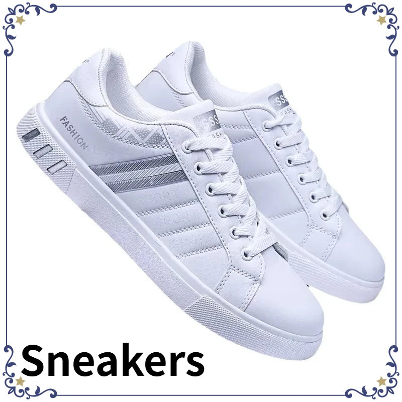 Sneakers Bianche da Uomo Nuove Traspiranti Taglie Grandi Scarpe Casual con Suola in Gomma Comode per Camminare Calzature Plus Size per Uomo Zapatos Hombre