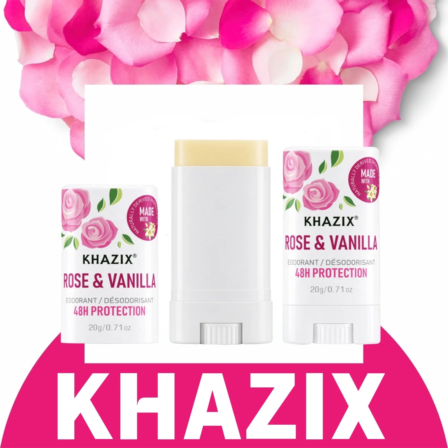Deodorante stick per ascelle | Formula doppia azione contro gli odori | Burro di Karité e Oli Essenziali Infusi | Delicata freschezza a lunga durata.
