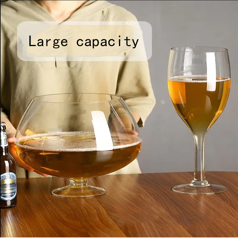 1000ML/2000ML/3000ML Bicchiere da vino extra large Gigante 1pc Tazza da birra di grande capacità Bicchiere da vino rosso Calice Coppa da eroe Bicchiere da vino