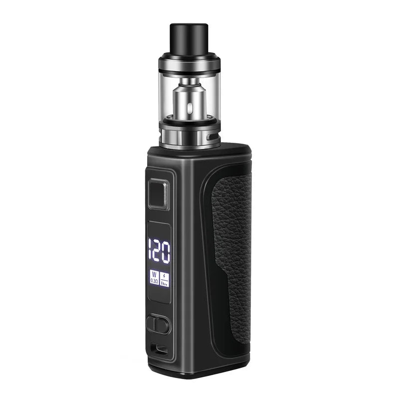 Smoke E5 Kit 120W Vape Box Mod con atomizzatore serbatoio Pod da 2.5ml 1800mAh batteria integrata schermo OLED sigaretta elettronica vaporizzatore penna Vape