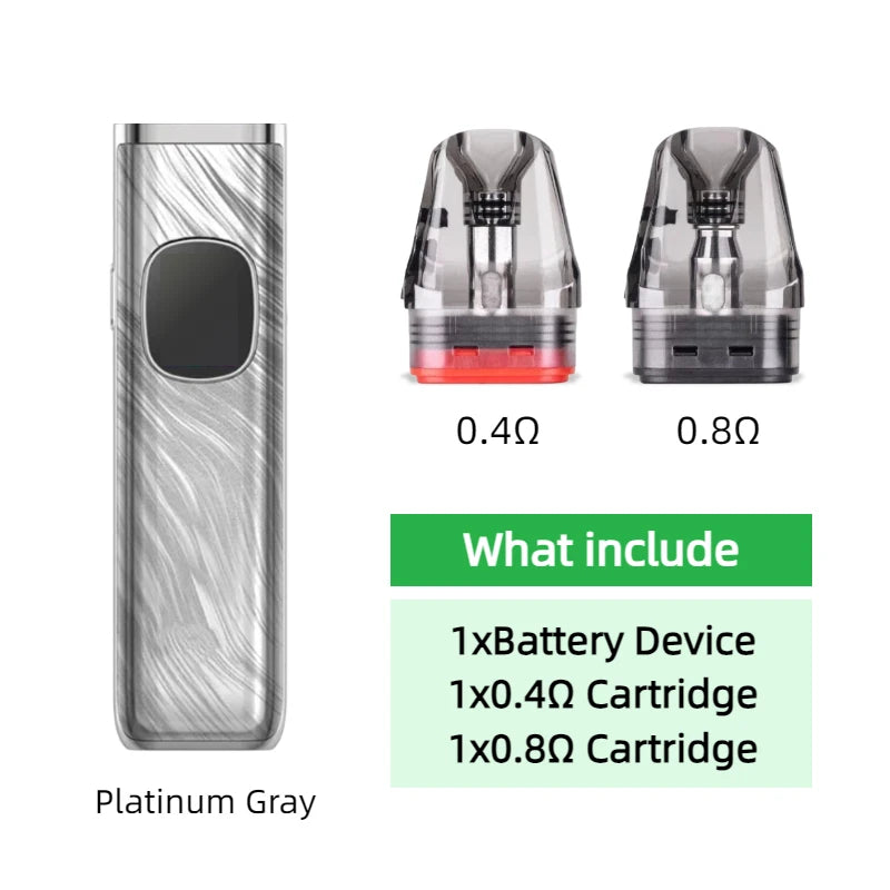Dispositivo con Batteria per OXVA Xlim Pro 2 1300mAh/Nexlim 1500mAh con Kit Due Cartucce per Cartucce da 0.4/0.6/0.8/1.2ohm 2/3/4ml
