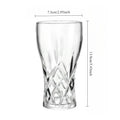 1 pz Bicchieri da Birra in Vetro Incisi Creativi, Tazze Artigianali Incise per Birrifici, Bicchieri da Birra alla Spina di Grande Capacità, Bicchieri di Alta Gamma
