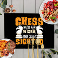 Chess Player Game Print Table Mats for Dining Checkmate Chess Fans Coffee Coaster Kitchen Dish Pads tovaglietta impermeabile in lino
