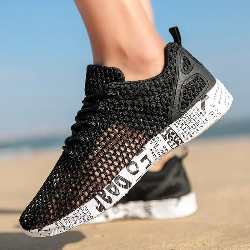Scarpe casual da uomo estive di alta qualità Scarpe da acqua Scarpe da ginnastica in mesh d'aria Origin Calzature sportive in schiuma di moda Scarpe da spiaggia Scarpe da acqua