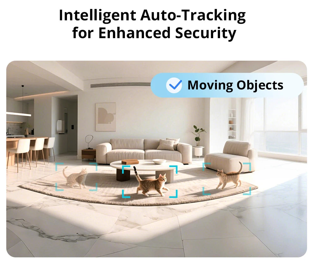 SONOFF CAM PT2 Smart Home Security Camera Smart Night Vision 360° Panoramic View Remote HD Monitoring with Real-Time Interaction