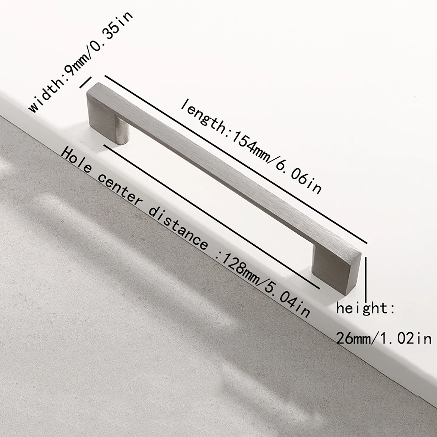 American modern minimalist style cabinets, drawers, wardrobes, furniture, hardware handles, aluminum alloy door handles