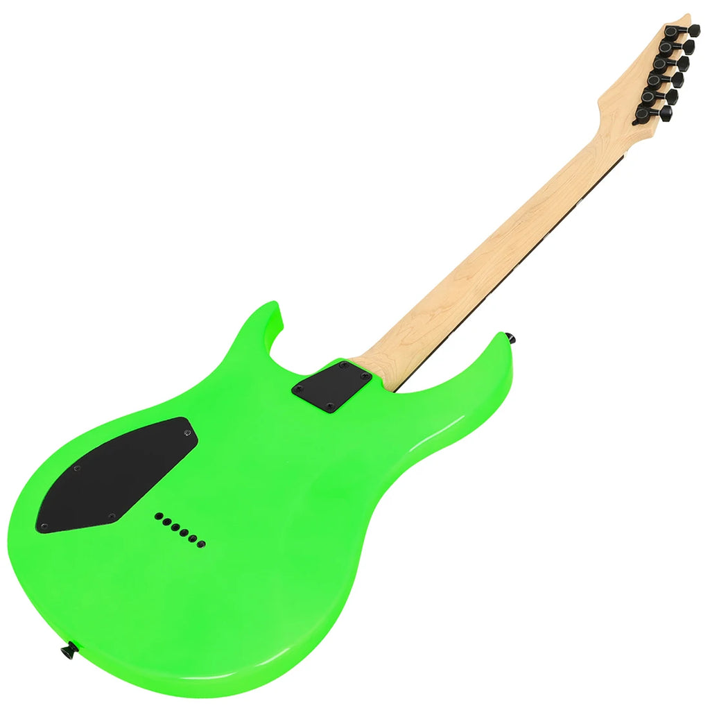 IRIN Chitarra elettrica verde 24 tasti 6 corde Doppio pickup Chitarra elettrica Principianti che suonano la chitarra con parte
