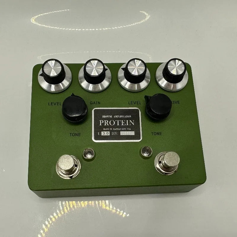 LY-ROCK BR0WNE PROTEIN Pedale distorsione overdrive per chitarra elettrica, clone originale