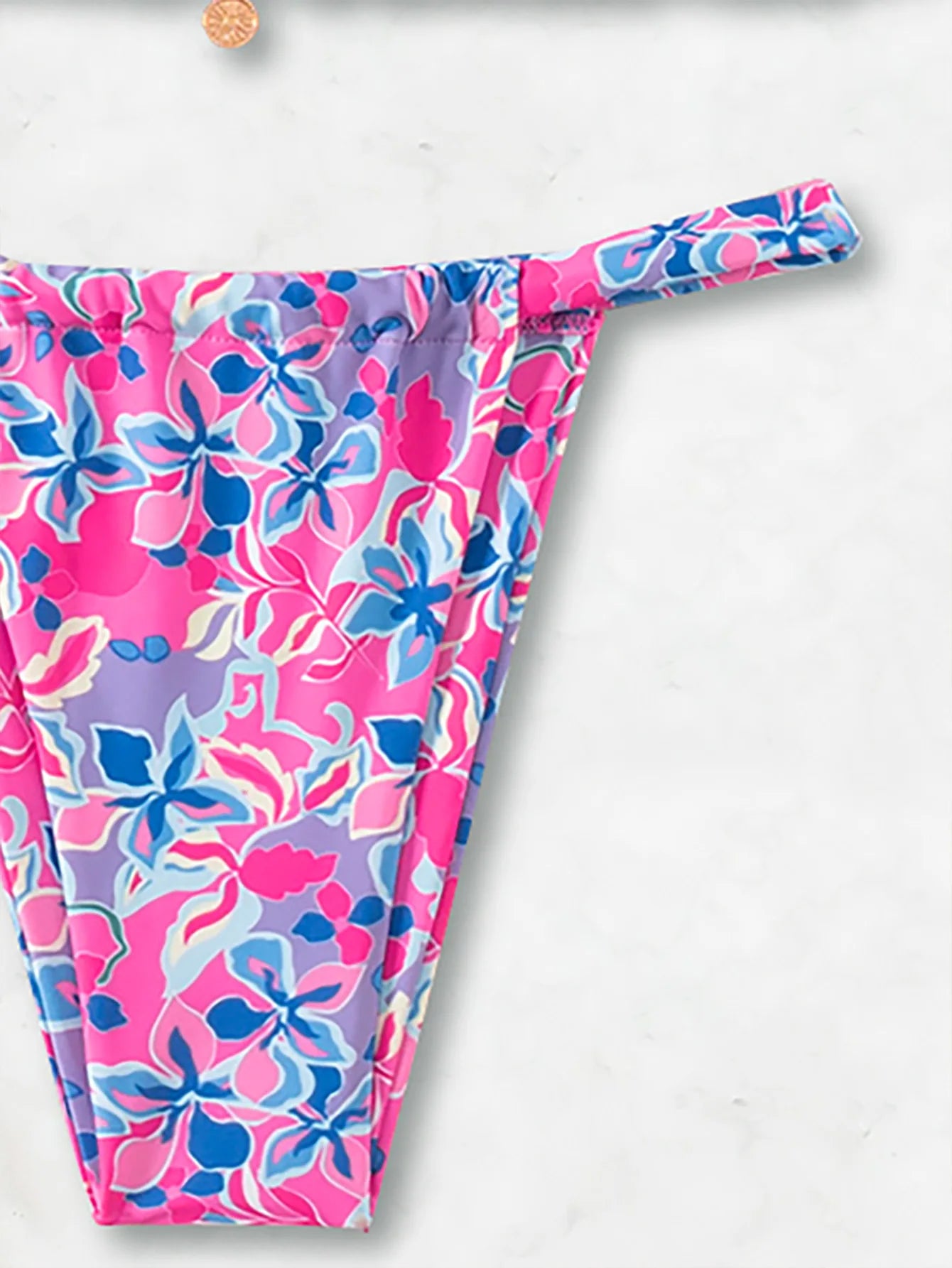Nuovo Set Bikini Triangolo 2026 - Costume da Bagno Push-Up con Stampa Floreale e Slip Brasiliano