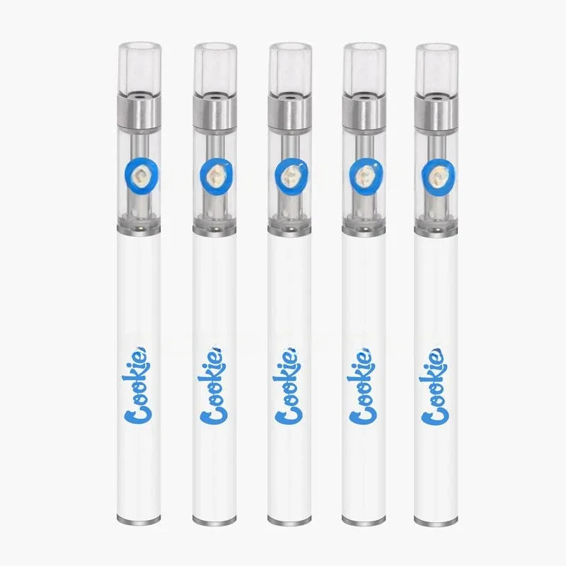 5 pz 10 pz Cookie Vape Pen Kit 320 Mah 0.8 ml Bobina di Ceramica Cartuccia Vaporizzatore Penna Batteria Ricaricabile E Sigarette Fumo
