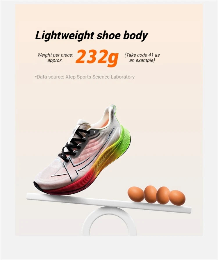 Scarpe da corsa da uomo Xtep 2000 km 3.0 2025 Scarpe da ginnastica da jogging da allenamento resistenti all'usura, leggere e ammortizzate primaverili 875119110032