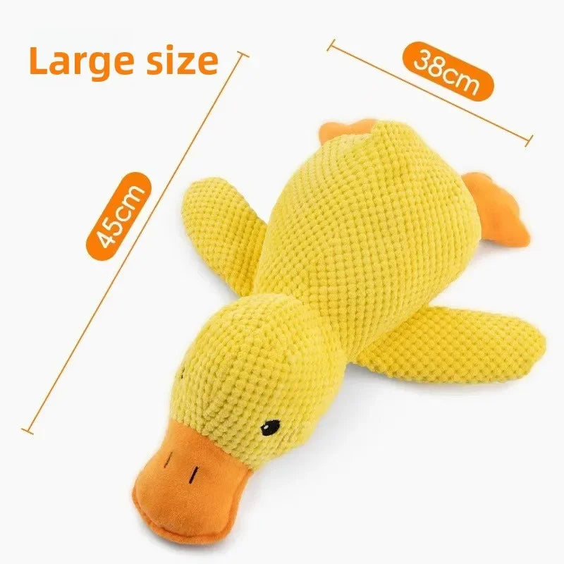 1/3PCS Things For Dogs Dog Accessories Dog Supplies Calming Duck Squeaky Plush Toy Luxury Sleep Aid Durable Puppy Companion Pet