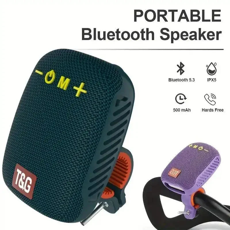 TG392 Mini altoparlante Bluetooth portatile per bicicletta da esterno Radio FM impermeabile Supporta altoparlante wireless per bicicletta subwoofer TWS/TF/AUX