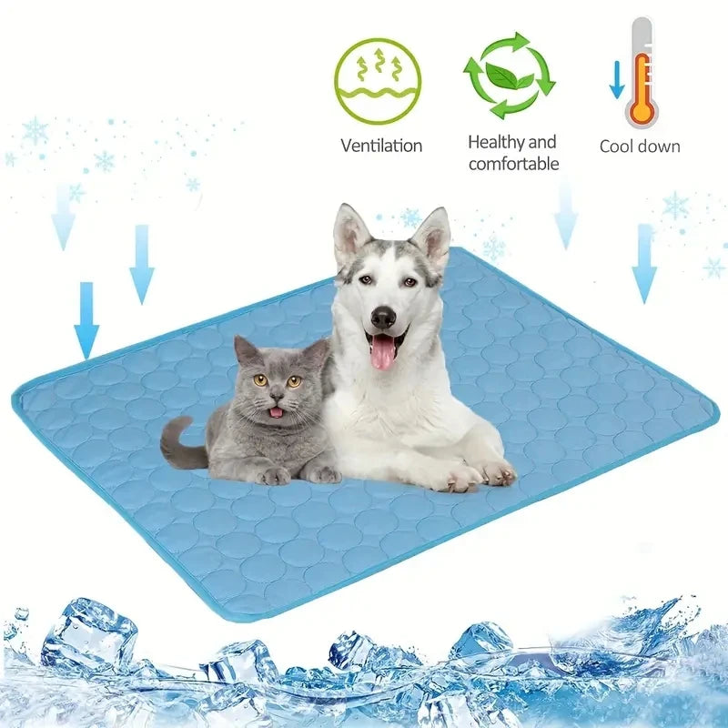 Tappetino Refrigerante per Cani, Cuccia Rinfrescante Estiva Extra Large per Cani di Piccola e Grande Taglia, Accessori per Animali Domestici, Coperta Durevole per Gatti, Tappetino Refrigerante per Gatti, Coperta Refrigerante