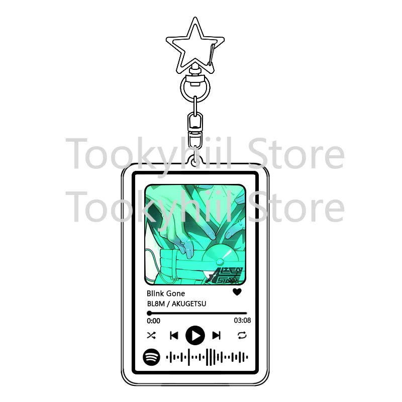 Popolare 26 brani Alien Stage Music Portachiavi Colonna sonora originale LUKA Accessorio per donna Ciondolo per borsa Playlist Codice Keying Fans Regalo