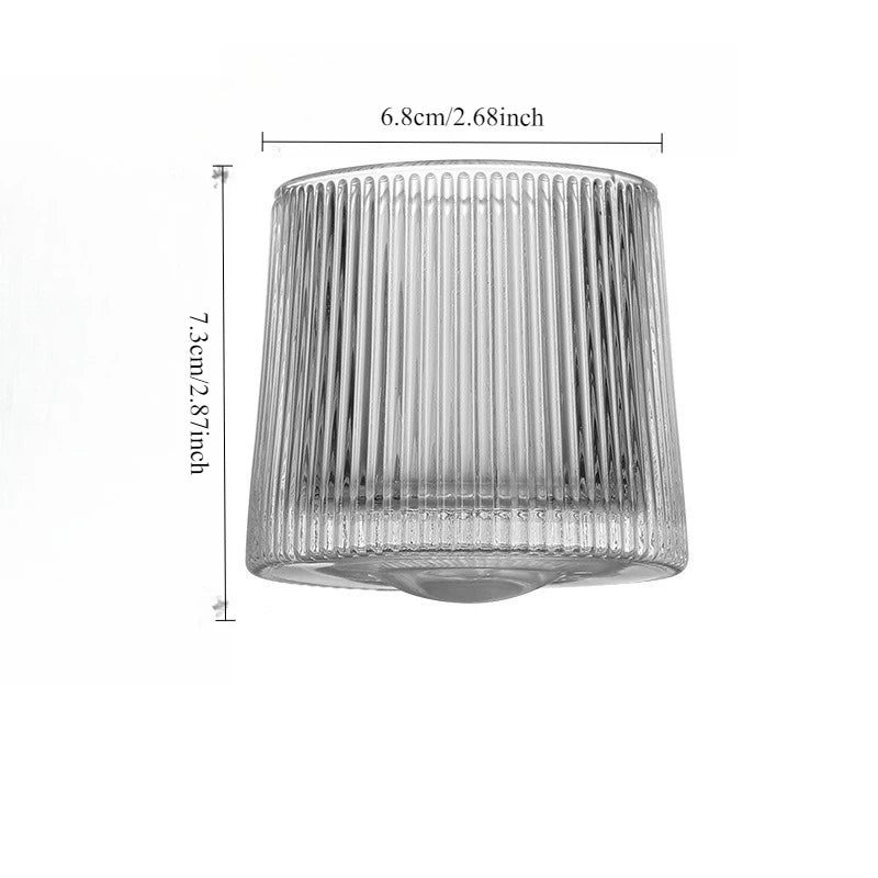 Bicchiere da whisky creativo girevole, bicchiere da birra per la casa, bicchiere da vino a strisce personalizzato anti-ribaltamento, bicchieri da whisky