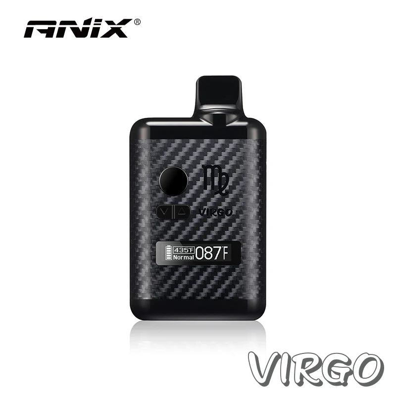Anix Virgo vaporizzatore per erbe secche 1300mAh controllo della temperatura camera di riscaldamento in ceramica schermo OLED Yocan Hit Vane Xmax Herbal Vape Pen Kit