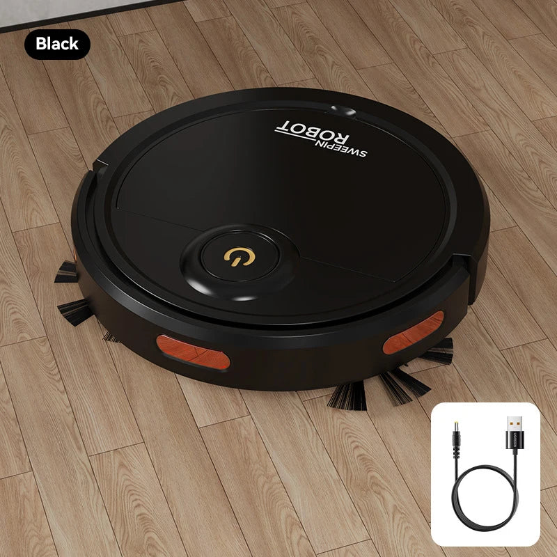 Robot Aspirapolvere Lavapavimenti 3-in-1 Completamente Automatico con Ricarica USB, Intelligente per Cucina e Casa - Novità 2026