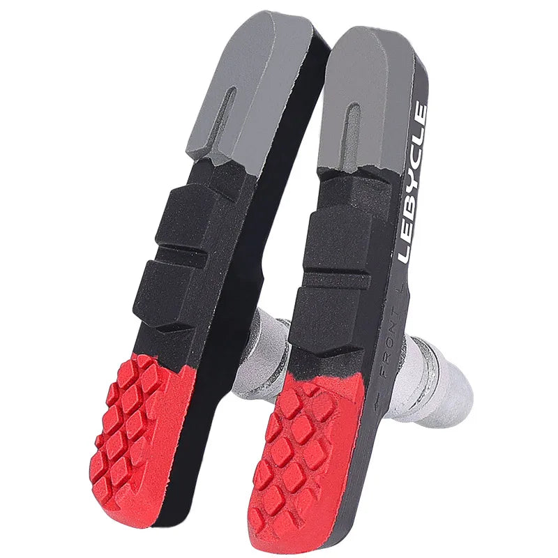 LEBYCLE MTB Bici Da Strada V-Pastiglie Freno Bici Scarpe Da Freno 70mm 73mm Filettato Per Freni A Tiro Lineari Tutti i Meteo A Basso Rumore