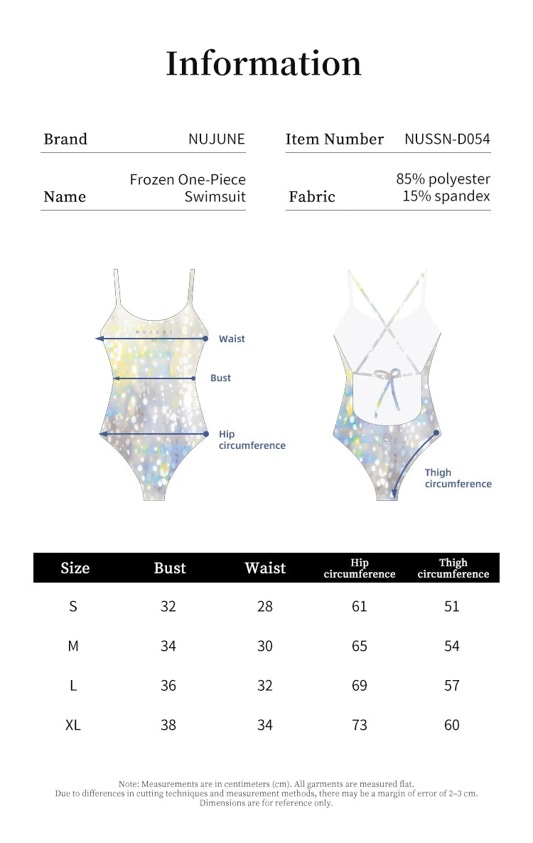 Nuovo Costume da Bagno Intero da Donna Nu-June, Asciugatura Rapida, Maniche Lunghe, Monokini con Schiena Scoperta, Push-Up, per Surf e Nuoto